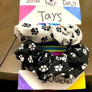 Fun Scrunchies.  2 pack